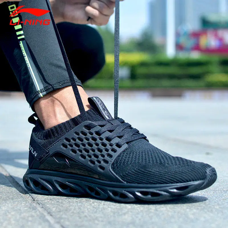 Li Ning Мужская Спортивная обувь LN ARC дышащие кроссовки с подкладкой из мононити ARHN113