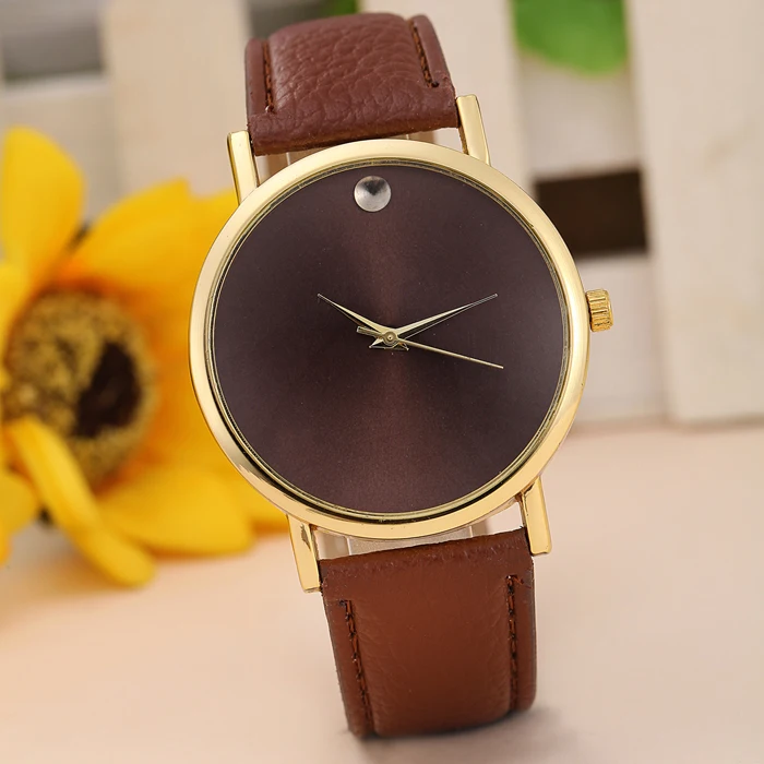 

Splendid 3 Colors Fashion Womens Wristwatches Retro Design Leather Band Analog Alloy Quartz Wrist Watch Reloj Mujer