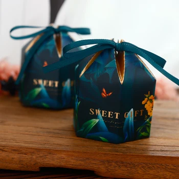 

Creative wedding Candy box Marble Pattern Gift Box Paper Gift Bag Party Chocolate Box Wedding gift box Candy packaging supplies