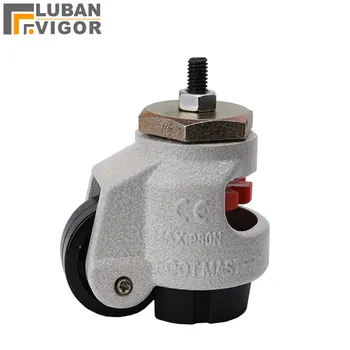 

GD-40S/60s/80s,Heavy duty level adjustment Foma caster/wheel, With thread,Altura ajustable,Industrial casters