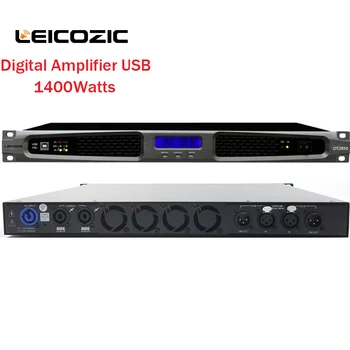 

Leicozic 1400W power amplifier digital Linear Amp Live Sound PA / DJ Systems Light weight Touring Amp 1u digital audio system