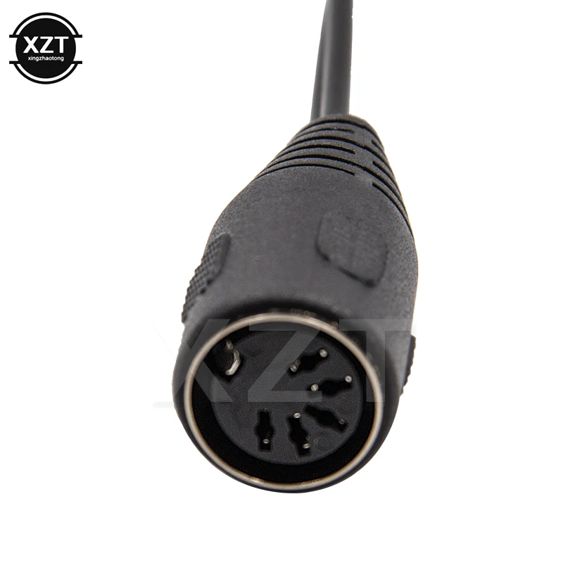 2019 5 Pins DIN гнездо на 2 RCA штекер AMP аудио адаптер кабель 0 3 м высокое качество|Кабели