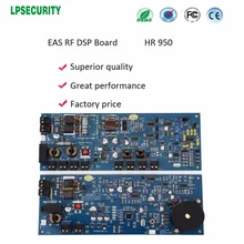 DC24V 8,2 mhz EAS RF DSP плата PCB RX+ TX для eas антенны желтый/синий HR-950 анти-помехи EAS RF двойная плата