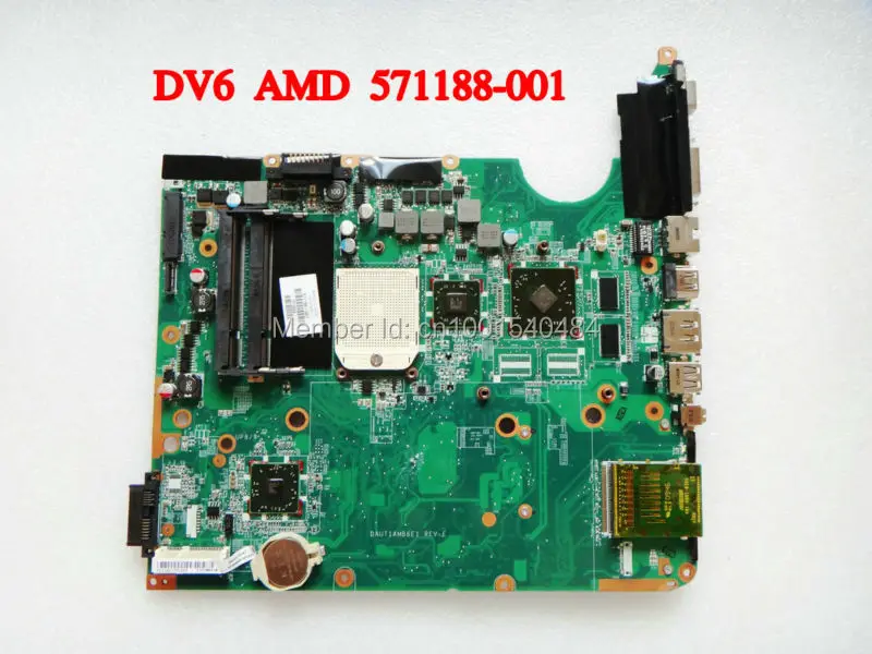 FOR HP 571188-001 main board DV6 Laptop Motherboard DAUT1AMB6E0 DAUT1AMB6E1 Mother 100% Tested | Компьютеры и офис