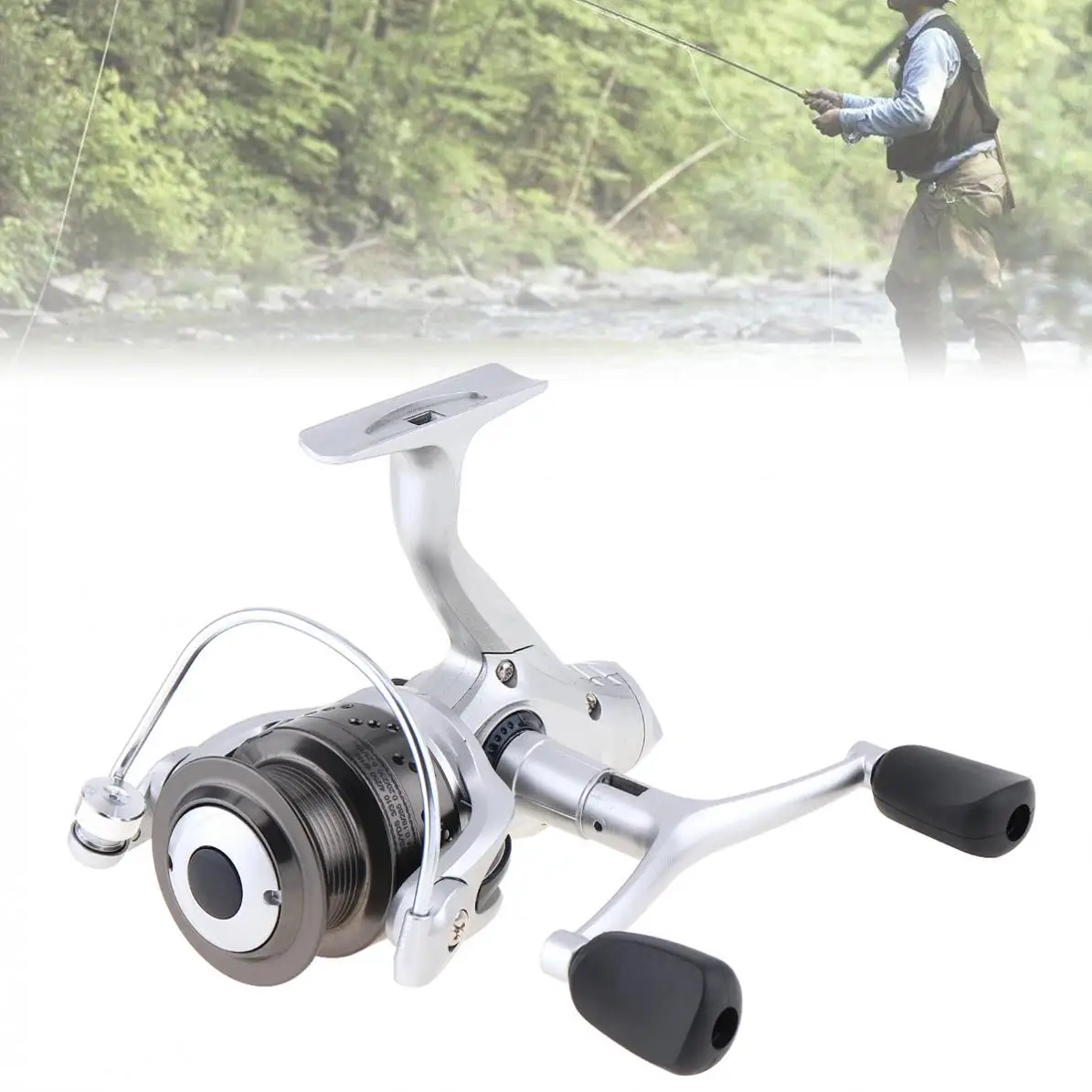 Double Braking Carp Fishing Reel 3000 Series 13BB Max Drag 8KG / 18LB