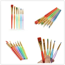 Новинка 6 шт./компл. кисти для Акварели Кисти для красок нейлоновая краска для волос ручка набор краски принадлежности