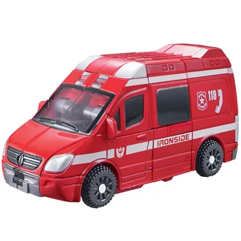 

Deformation Movie 4 Robots Action Figure Toys Ambulance/Motorcycle Model New Year &Christmas gift
