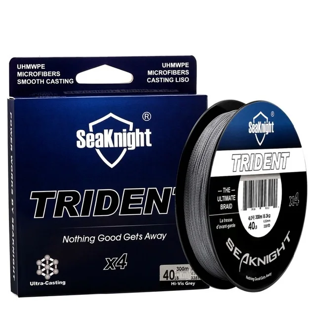 Новинка 2018 рыболовная плетеная леска TRIDENT 300 м/328YDS из 4 нитей суперпрочная для