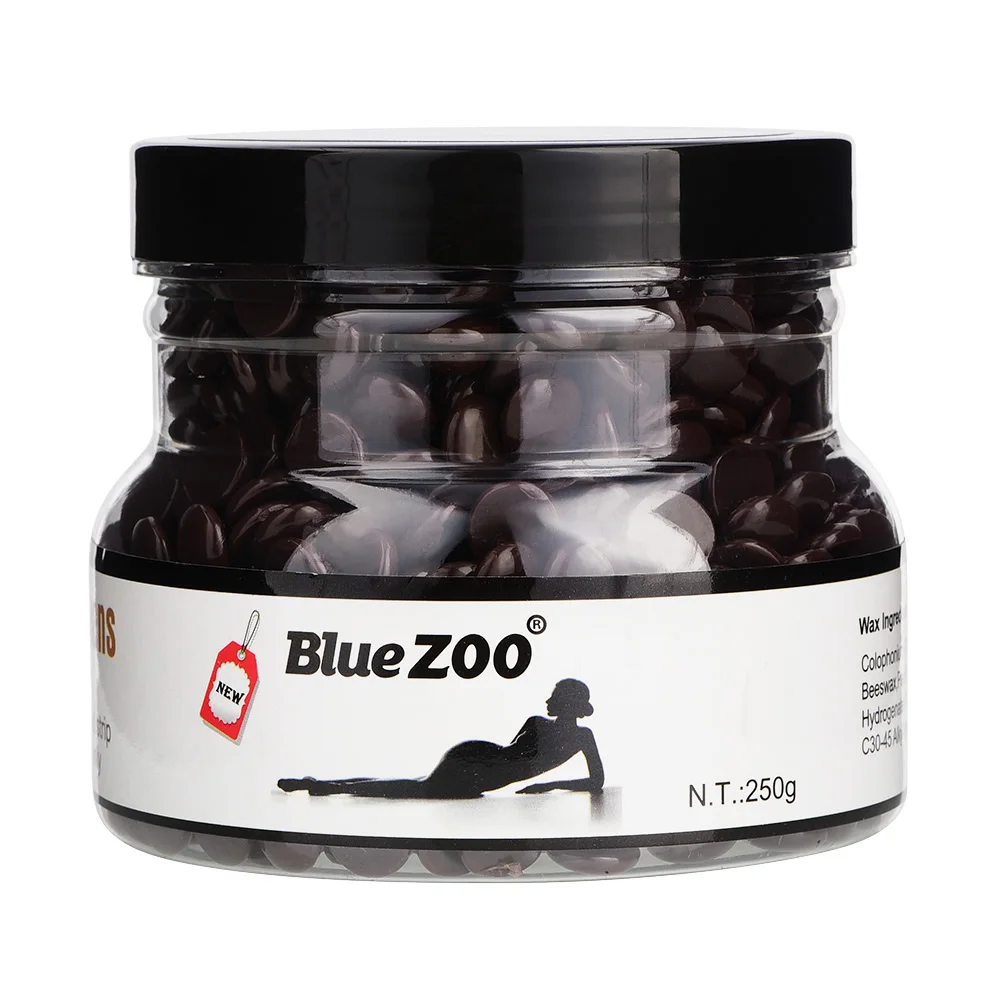 Blue ZOO Chocolate Hard Wax Beans Women Bikini Brazilian Wax Armpit