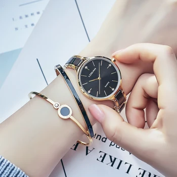

diamond watch womens watches top brand bracelet female valentine gift waterproof stainless steel ceramic montre femme no box