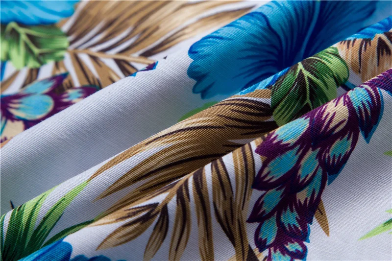 Kostlish 2017 New Summer Dress Women Floral Print Audrey Hepburn 50s 60s A-Line Vintage Dress Sleeveless Party Dresses Plus Size (74)