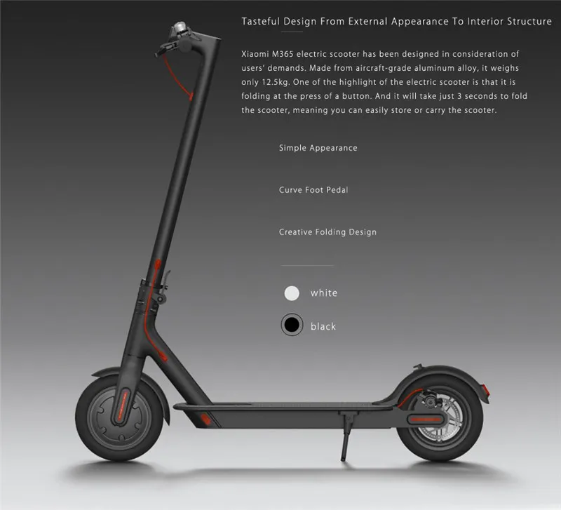 Xiaomi M365 Folding Electric Scooter Europe Stock 2 Wheel Electric Scooters 10 Inch 42V 250W Adult Folable Electirc Skateboard   (17)