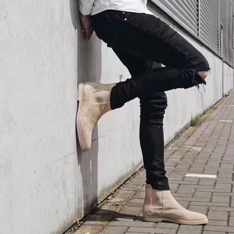 

2017 High Quality New fashion hip hop Broken Jeans skinny distressed ripped jeans Casual Pants black cool mens urban clothing