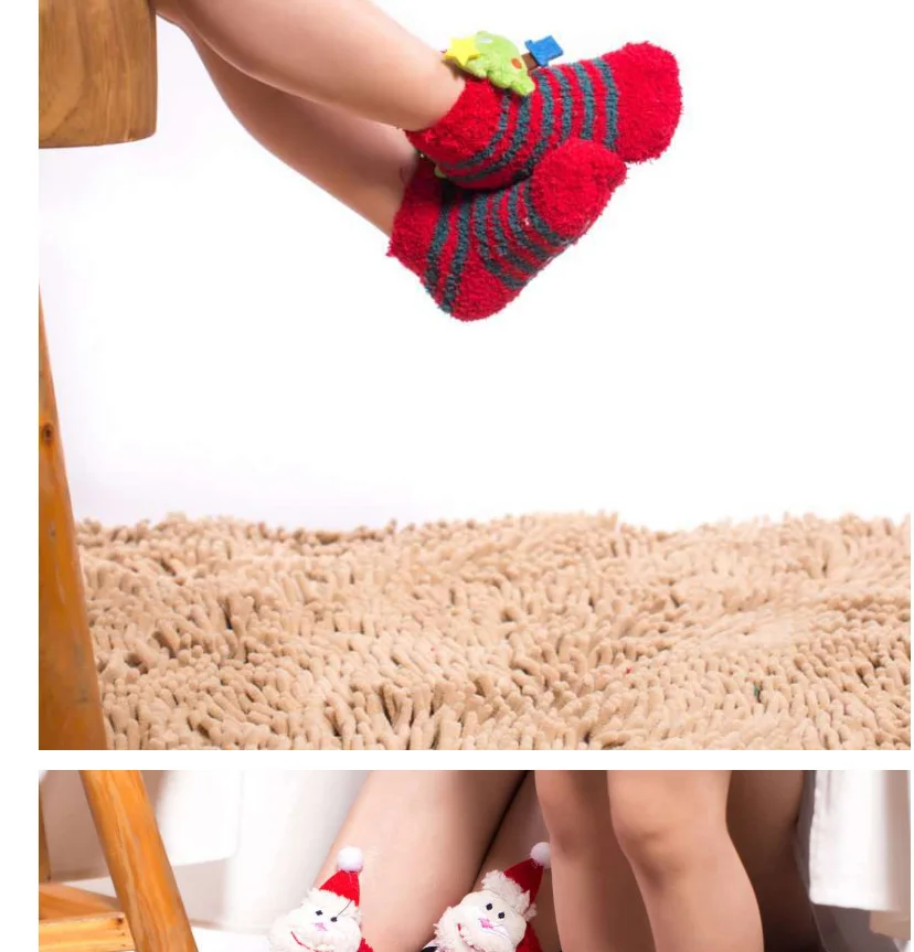 В году, рождественские детские теплые носки Снежинка, олень, Санта Клаус, медведь, принт, хлопок, подарок на Рождество, милый жаккардовый носок, родитель-ребенок
