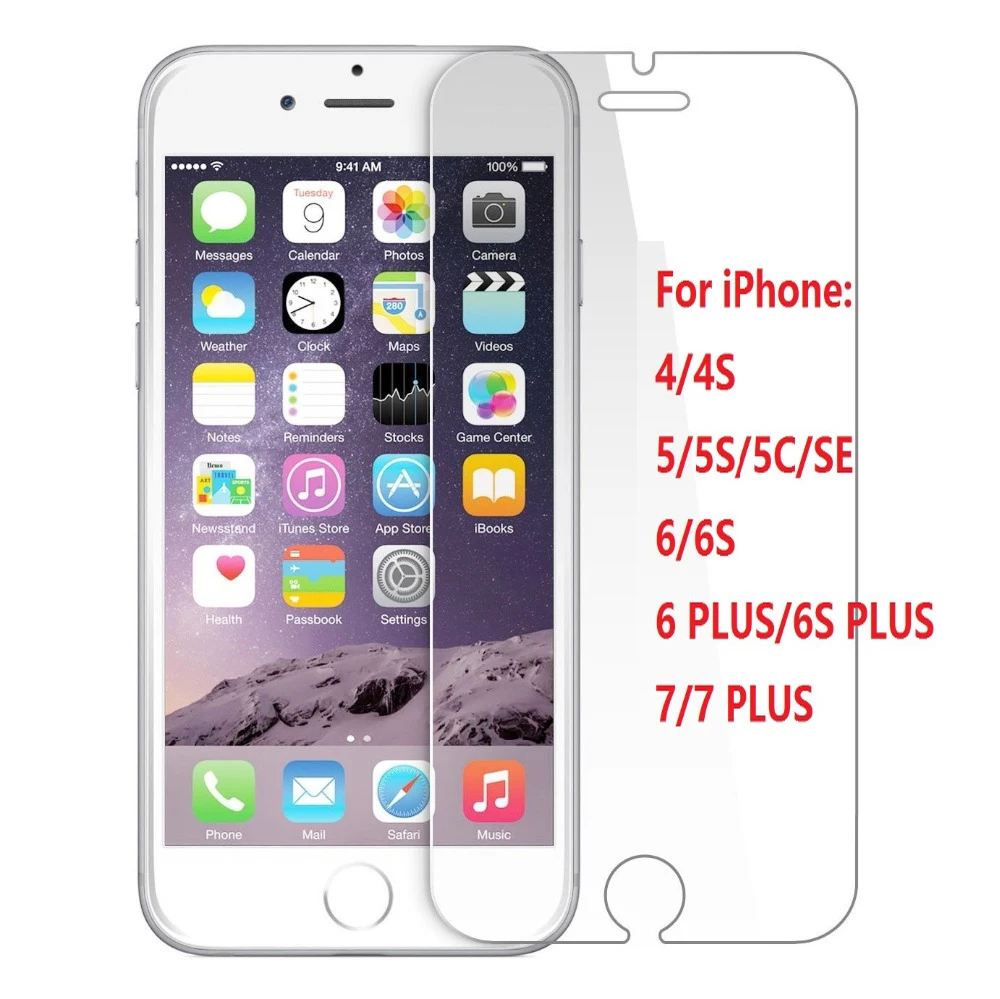 hd clear tempered glass for alppe iphone 7 6 plus 6s 5 5s se 5c 4 4s screen protector hd clear tempered glass for alppe iphone 7 6 plus 6s 5 5s se 5c 4 4s screen protector