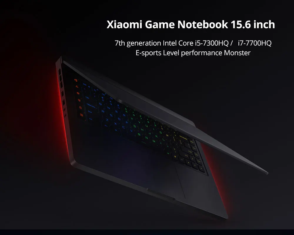 Xiaomi Mi Gaming Notebook 15.6 inch 128GB 256GB SSD 1TB Quad Core 8GB 3.5GHz i5-7300HQ i7-7700HQ Laptop GTX 1050 Ti 1060 (1)