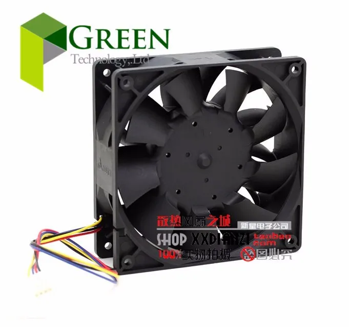 Дельта(12 см); 120 мм PWM FAN 252CMF 12V 3.9A TFC1212DE сервер чехол большой мощности охлаждения вентилятор с 4p