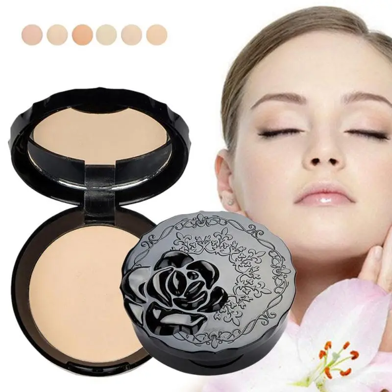 Cosmetics Pressed Powder Sun Block Whitening Natural Skin Finish Powder