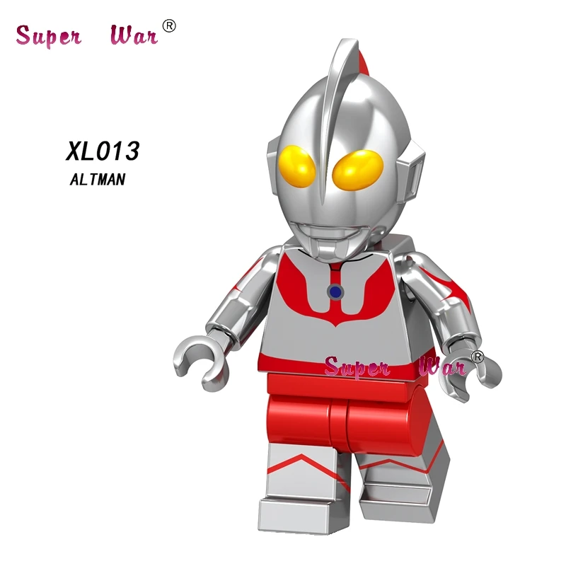 Один мультфильм комикс инопланетянин Seiya Фильм Действие Афина ширю Ultraman Строительный Блок игрушка для детей - Цвет: XL013