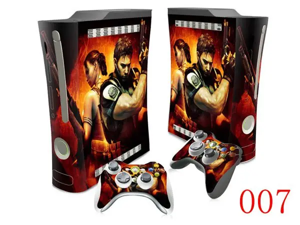 

OSTSTICKER Vinyl Skin Sticker For Xbox 360 Fat Decal For Microsoft Xbox 360 Fat Sticker free shipping