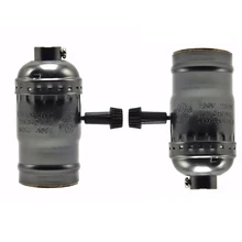 6 шт./лот лампа в винтажном стиле гнездо e26 e27 декоративный металлический держатель для лампы