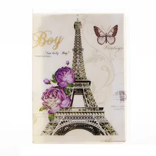 10 видов стилей Обложка для паспорта, держатель для карт, для женщин и мужчин, для путешествий, ПВХ, для документов, для мужчин, t папка, посылка для паспорта, Эйфелева башня