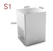 Silver S1 aluminum mini small computer case for ht pc matx motherboard type usb3.0