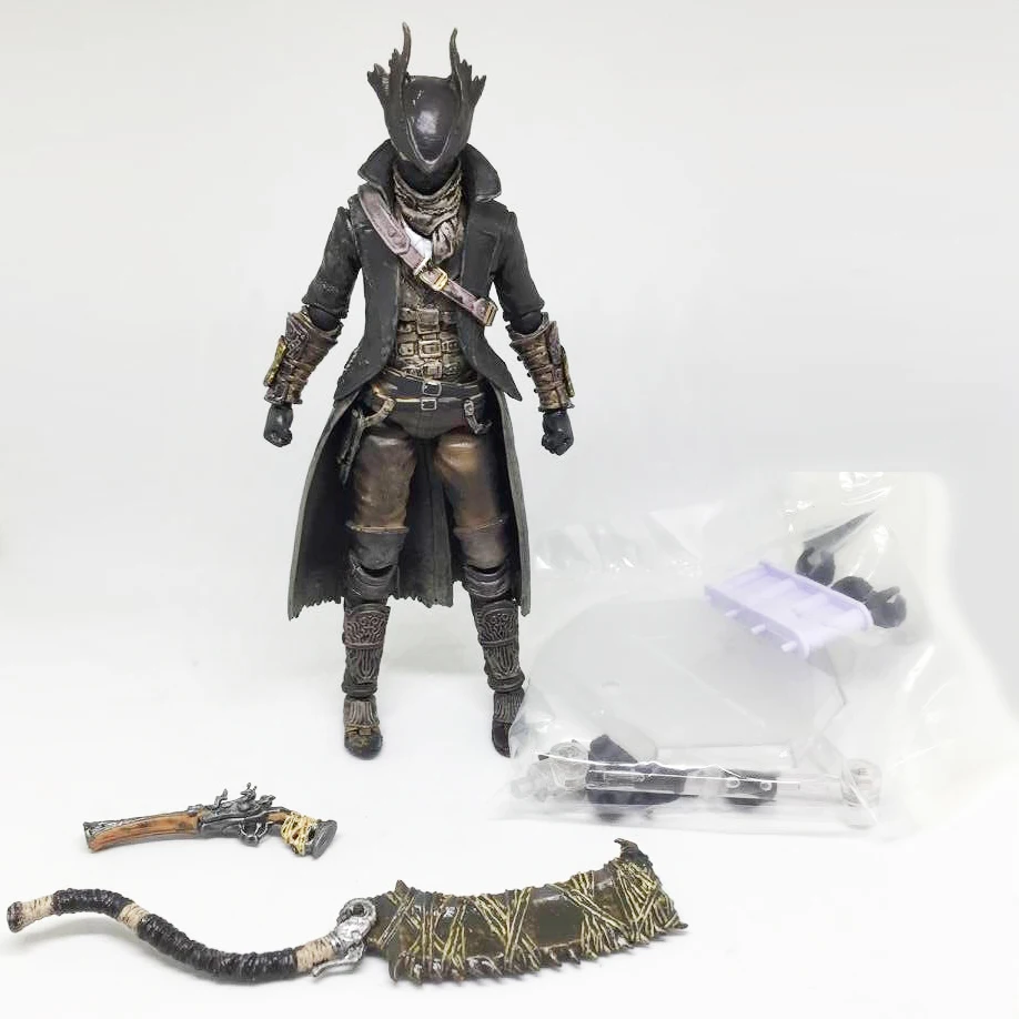 Game PS4 Bloodborne Hunter Figma 367 PVC Action Figure Model Collection Toy Doll Gifts  (61)