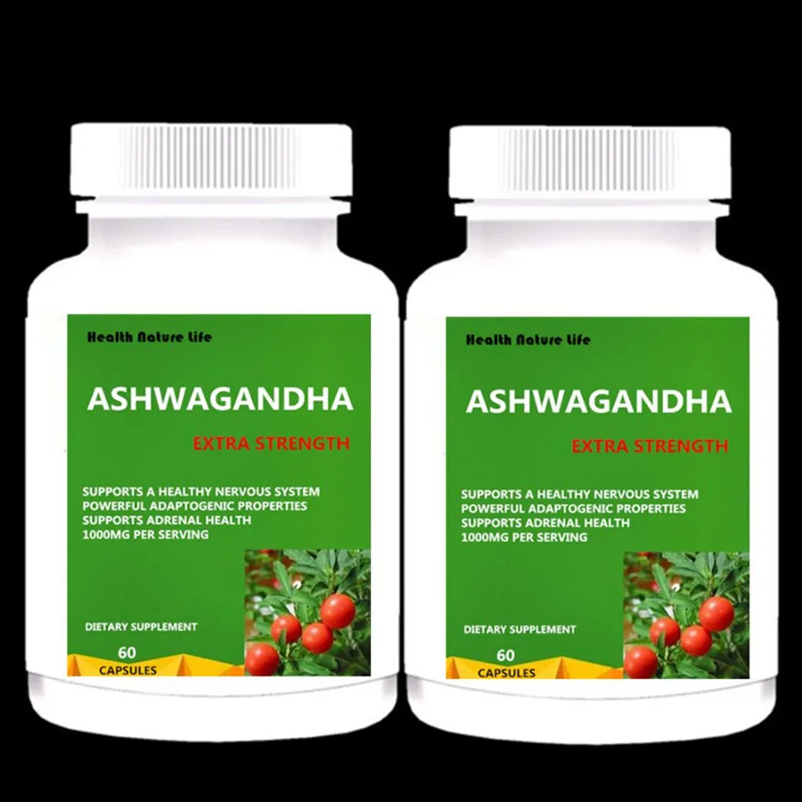 Ashwagandha-1000 мг Максимальная прочность - Цвет: 2 bottles