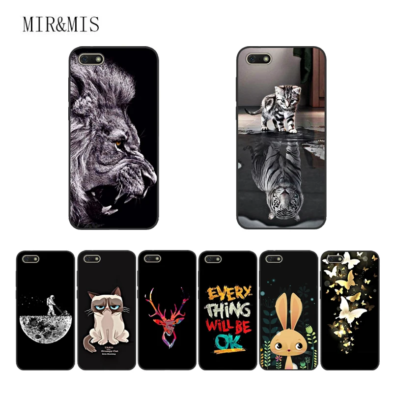 For Huawei Honor 7A Dua-L22 5.45 Inch Phone Cover Case Soft Tpu Back Protective Printed Funda |
