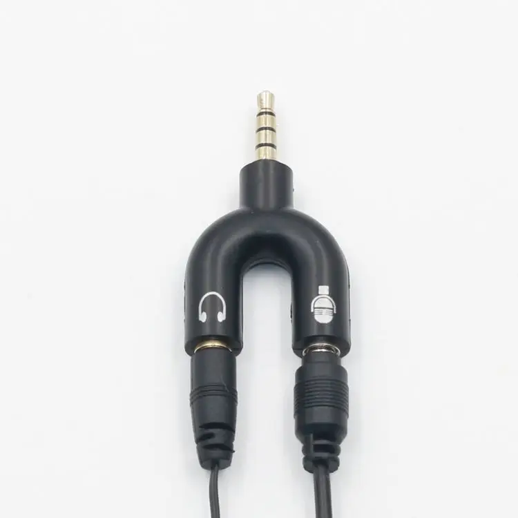 SUOZUN Y shape 3.5mm Stereo Splitter Audio Male to Earphone Headset + Microphone Adapter for PC IPhone Smartphone Mobile Phone SUOZUN Y shape 3.5mm Stereo Splitter Audio Male to Earphone Headset + Microphone Adapter for PC IPhone Smartphone Mobile Phone