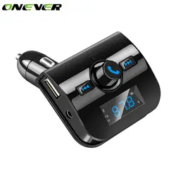 Onever DC 12-24 V Bluetooth автомобильный комплект MP3 музыкальный плеер беспроводной fm-передатчик Hands-free модулятор 3.1A USB Автомобильное зарядное