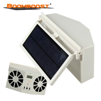 

Cooler Radiato with Display Solar Ventilation System Without battery Cool Fan Portable 2W Car Auto Air Vent Sun Power Newly