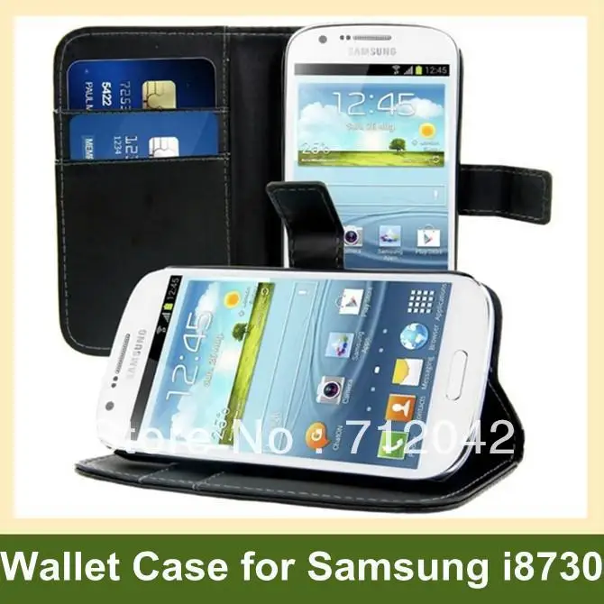 

New Wallet Case for Galaxy Express i8730 Folding Leather Flip Cover Case for Samsung Galaxy Express i8730 Free Shipping