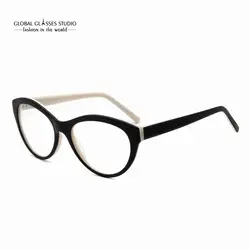 Женские очки «кошачий глаз» ярких цветов, оправа для очков, Анти-усталость, оптические очки, женские ацетатные очки, Oculos 1129