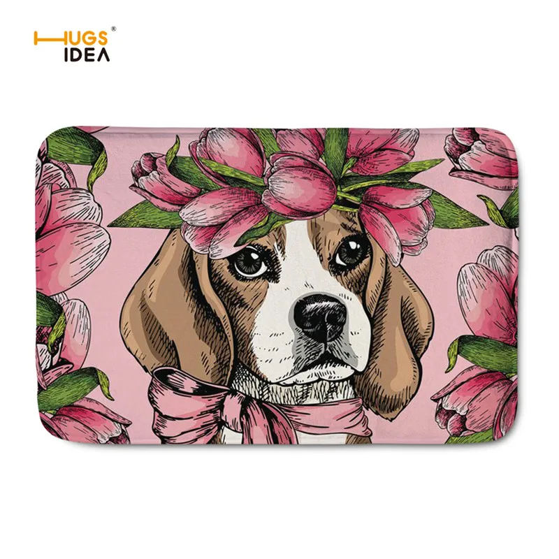 Hugsidea Nouvelle Mode Tapis De Porte D Entree En Plein Air Goofy Jack Russell Terrier Carlin Beagle Tapis Creatif Pour Tapis De Salon Aliexpress