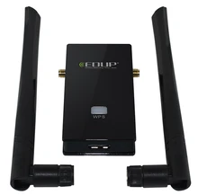 1200Mbps Dual Band 802.11AC Wireless USB 3.0 Wifi Adapter with Antennas USB 3.0 Cable 2.4GHz 5GHz Network Card