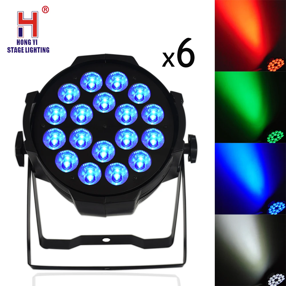 

Disco Light DMX RGBW LED Stage Light 18x12W Par light DMX-512 Par DJ Light 6pcs/lot