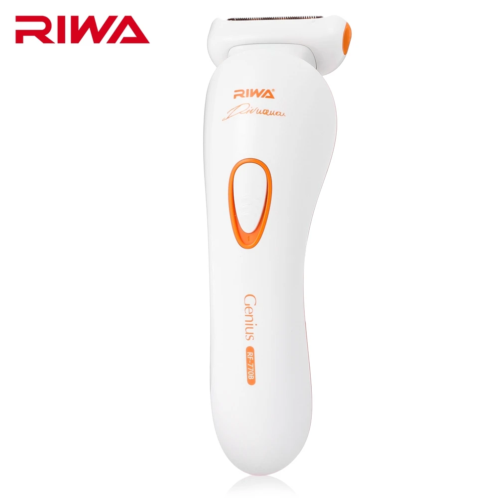 

RIWA RF-770B 3 In 1 Sharp Blade Epilator Cordless Wasbare Vrouwen Vrouwelijke Scheerapparaat Voor Benen Bikini Okselhaar Scheren