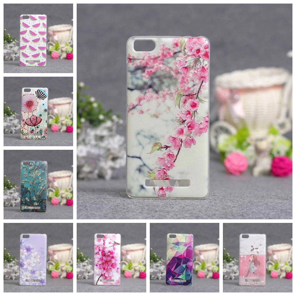 

For Coque Xiaomi Mi4c Mi4i Case Silicone TPU Back Cover For Fundas Xiaomi Mi 4c 4i Case 3D Pattern Capa For Xiaomi M4C M4i Cases
