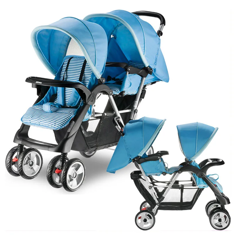 Twins Baby Stroller Double Baby Stroller for Twins Double Umbrella Baby Stroller 2 In 1 Travel System Car Pram Pushchair Buggy цена Twins Baby Stroller Double Baby Stroller for Twins Double Umbrella Baby Stroller 2 In 1 Travel System Car Pram Pushchair Buggy цены онлайн