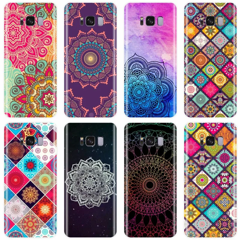 Floral mandala Mandara For Samsung Galaxy NOTE 8 9 S6EDGE S6 S7 S8 S9 S10 S10PLUS S10E Cover Soft Silicone TPU Phone Case | Мобильные
