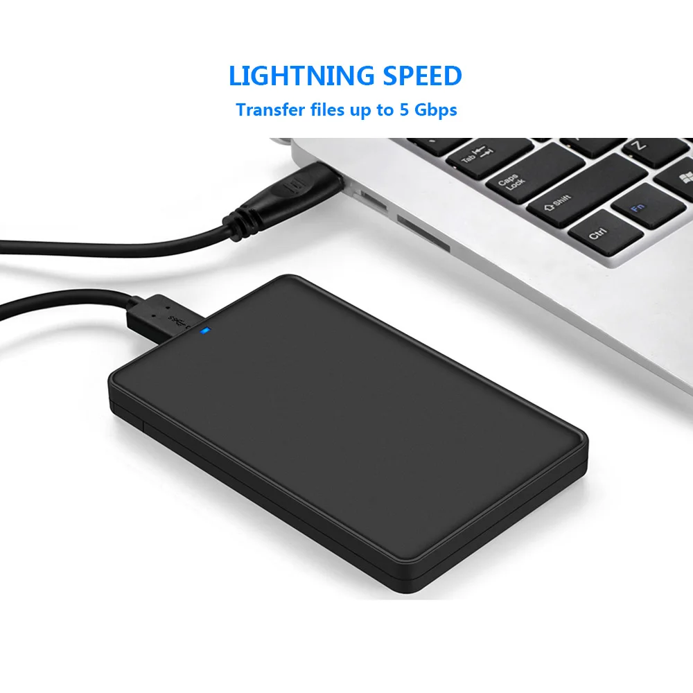2,5-дюймовый SATA SDD/HDD USB 3,0 Внешний интерфейс HDD корпус USB3.0 5 Гбит/с Micro Интерфейс 2,5 дюйма SATA SDD/HDD жесткий коробка