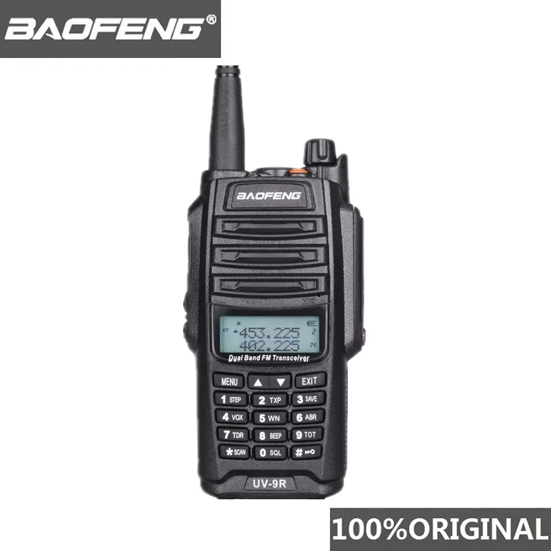 Baofeng UV-9R IP67 Водонепроницаемый Dual Band 136-174/400-520 мГц ham Радио BF-UV9R 8 Вт Двухканальные рации 10 км Диапазон радиостанции UV9R рация портативная Водонепроницаемая рация