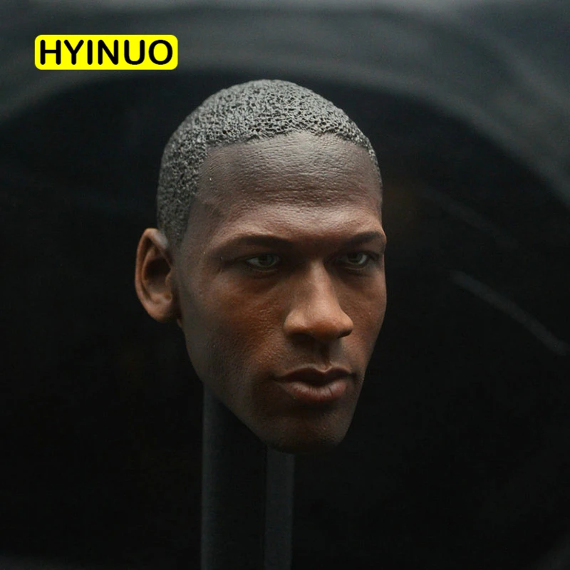 

1/6 Scale Basketball Star Professional Athletes Michael Rookie Version Head Sculpt Headplay for 12" Action Figure Body Toys