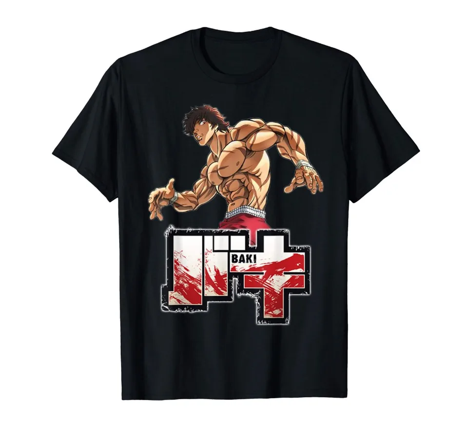 Baki Hanma Anime Manga T Shirt The Grappler For Men Black Unisex T Shirt New 2019 Cotton Summer Tee Shirt Hoodies T Shirts Aliexpress