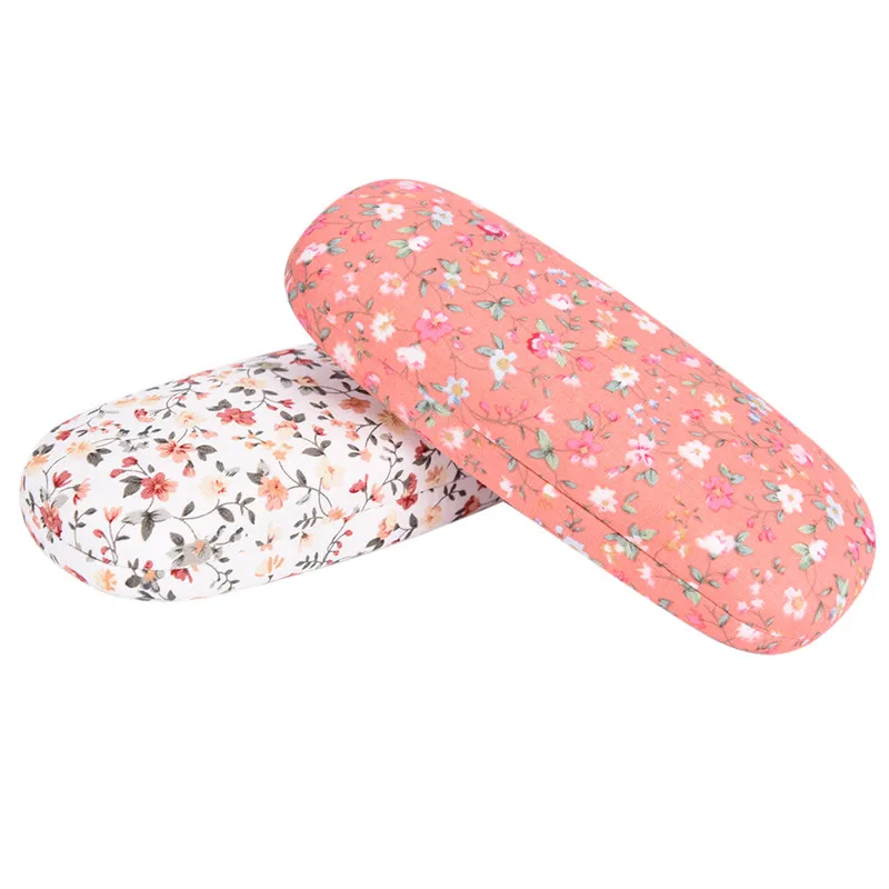 

2019 Lovely New Sunglasses Case Protable Floral Sunglasses Hard Eye Glasses Case Eyewear Protector Box Pouch Bag Hot Sale
