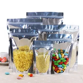 

100Pcs/Lot Thickening Aluminum foil self-styled Packaging Bags 9x15cm Food&Snack Zipper Pouchs Wholesale