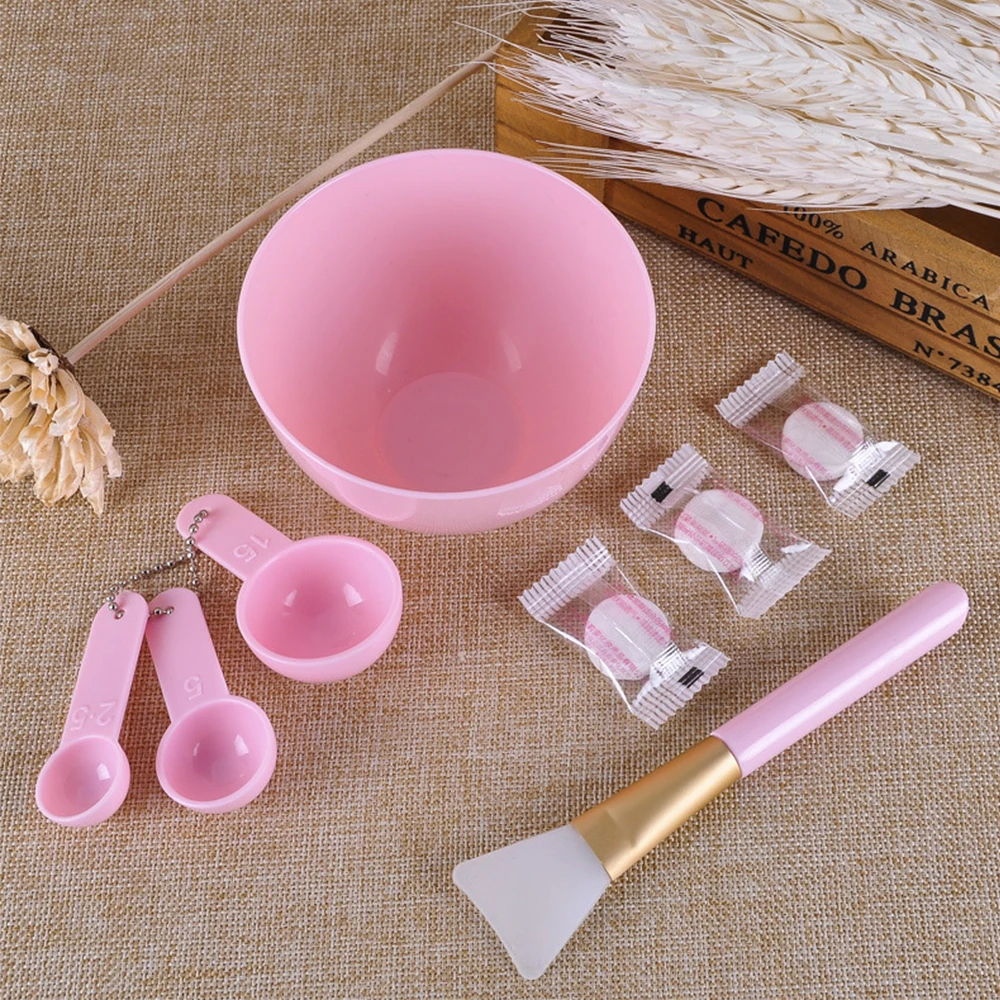 New DIY Facial Mask Set Tool Face Mask Bowl+ Silicone Mask Brush