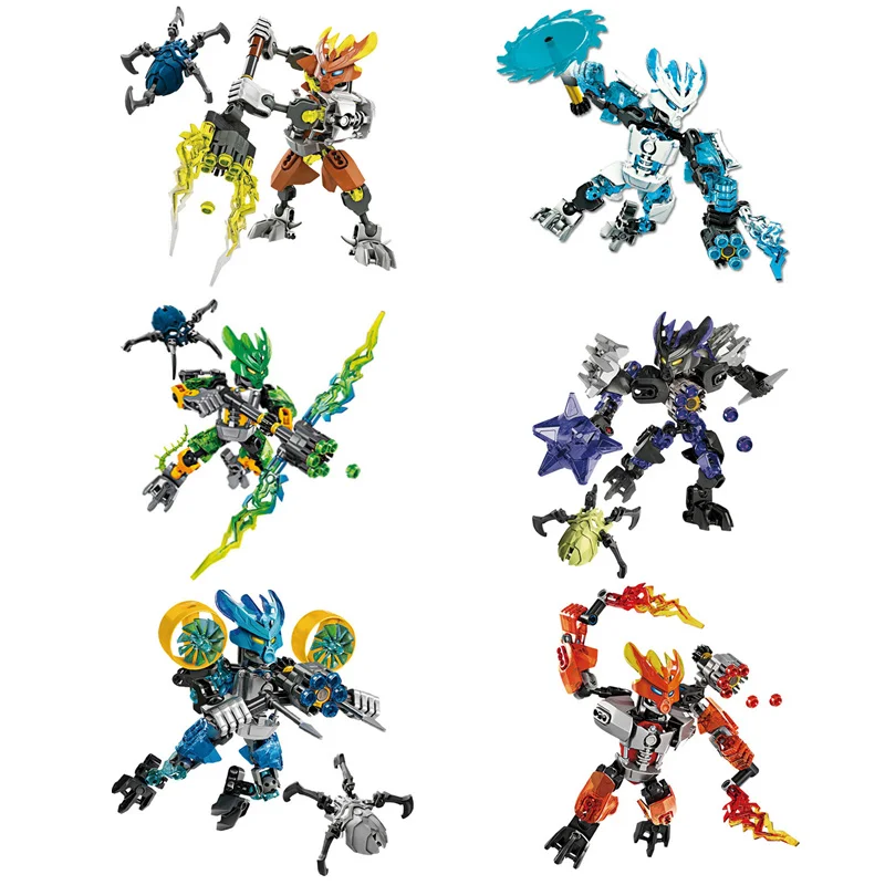 Bionicle Jungle Keepers Building Blocks Toys Boy Toy Baby Early Learning Plastic Blocks for Children Christmas Black Friday Gift baby-building-blocks